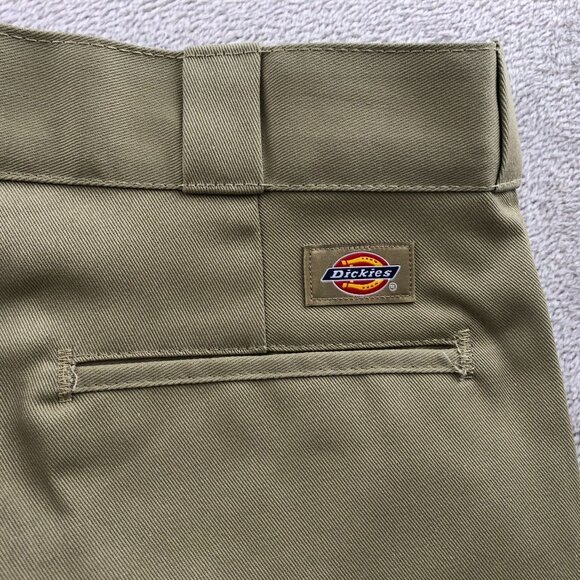 NWT Dickies Mens Work Pants Size 34x30 Original Fit Khaki Chino Casual Straight - Picture 13 of 16